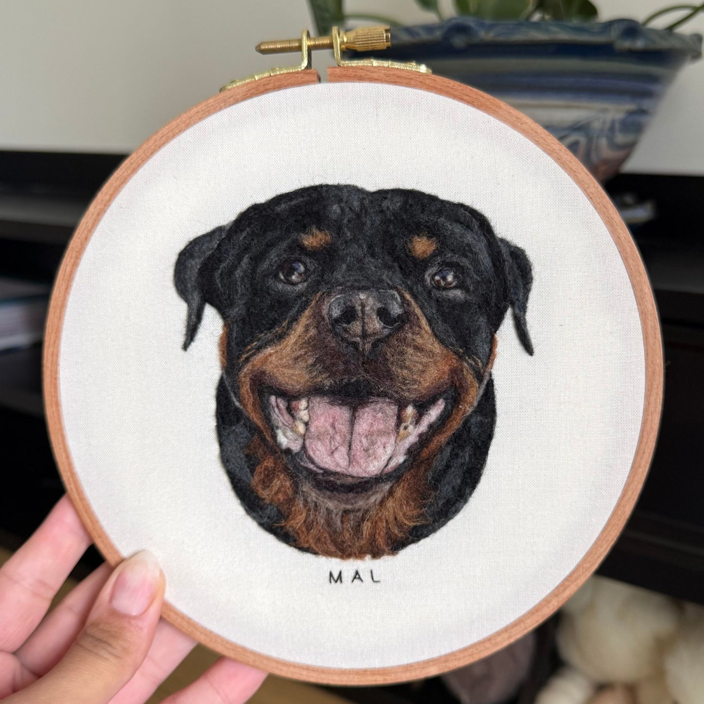 Wool Pet Portrait