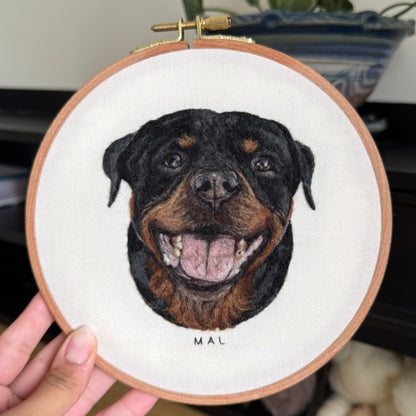 Wool Pet Portrait