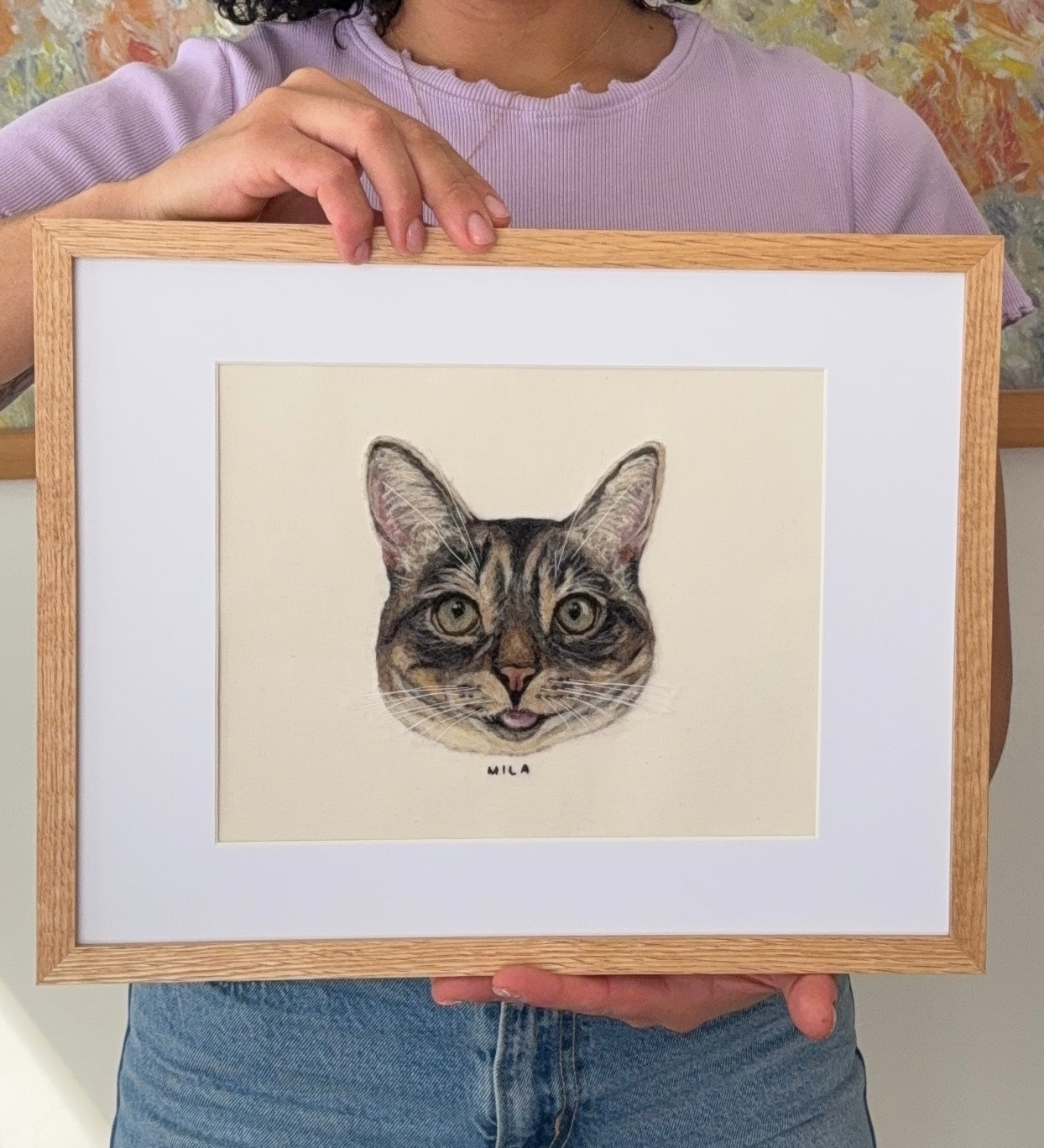 Wool Pet Portrait