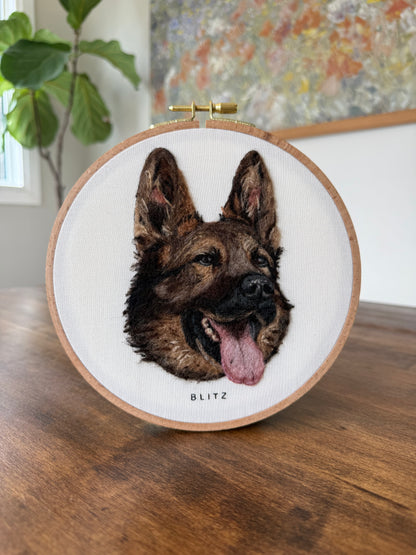Wool Pet Portrait