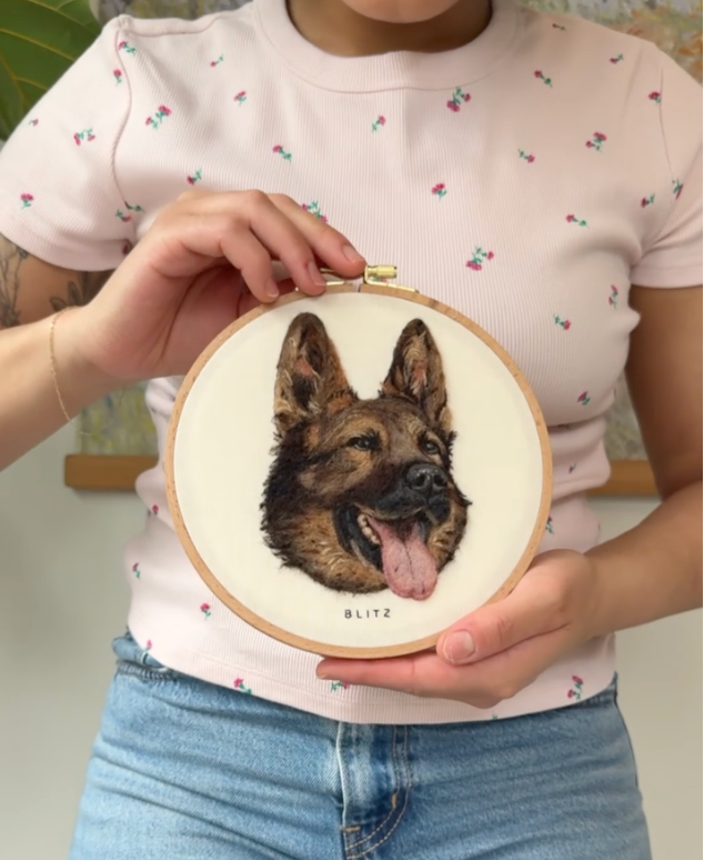 Wool Pet Portrait